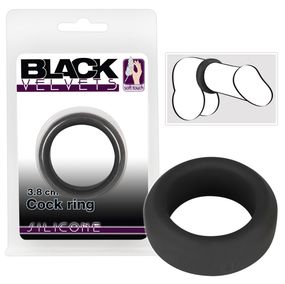 Эрекционное кольцо - Black Velvets Cock Ring, 3.8 см sexstyle