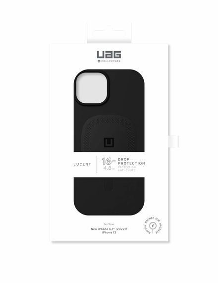 Чохол UAG [U] для Apple iPhone 14 Lucent 2.0 Magsafe, Black (114076314040) | Зображення 9