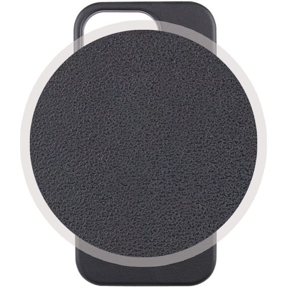Кожаный чехол Leather Case (AAA) with MagSafe and Animation для Apple iPhone 14 (6.1") | Зображення 1