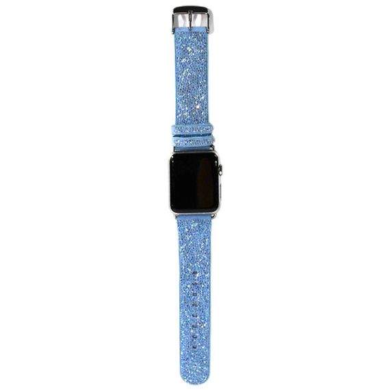 Ремінець Bling World Rock Diamond для Apple Watch 38/40/41/42mm(ser.10) Блакитний | Зображення 1