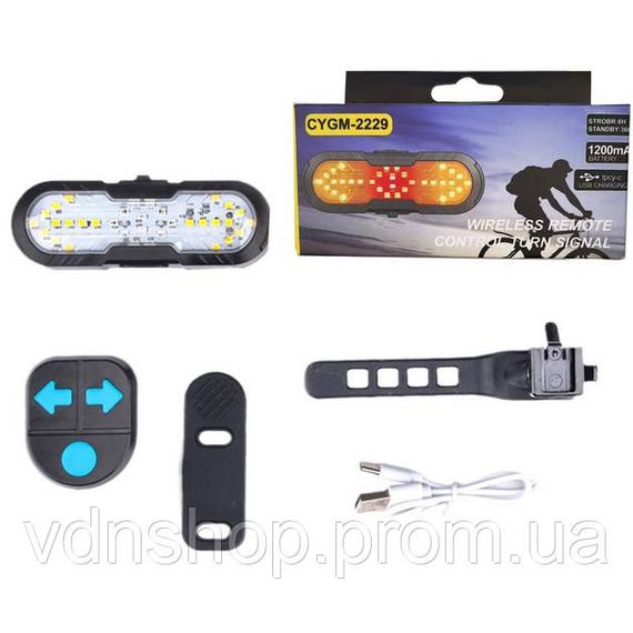 Велосипед задній ліхтар лампа ліхтар CYGM-2229, Задній стоп сигнал для велосипеда LC-25 | Зображення 3