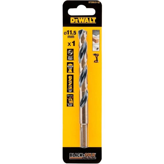 Свердло по металу 11,5мм Black & Gold DeWALT DT20533