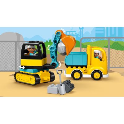 Конструктор LEGO Вантажівка і гусеничний екскаватор (10931) | Зображення 5