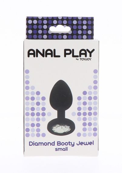 Анальна пробка силікон маленька Diamond Booty Jewel S Toy Joy Sex Aura | Зображення 2