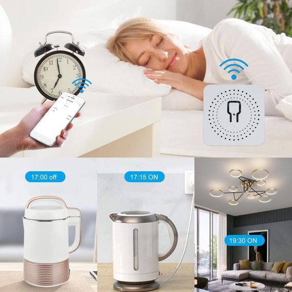 Розумне WiFi реле із таймером 16A, Smart Home / Бездротовий WiFi вимикач для розумного будинку | Зображення 1