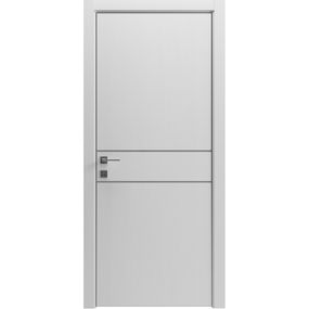 Двері міжкімнатні Rodos MODERN Flat 1 каштан білий