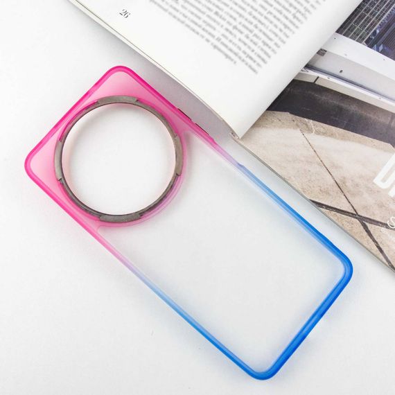 Чохол TPU+PC Fresh sip series для Xiaomi Redmi A3 Синій / Рожевий | Зображення 2