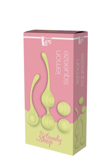Вагінальні кульки Dream Toys THE CANDY SHOP LEMON SQUEEZE | Зображення 1