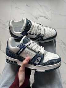 Кросівки Lou1is Vu1it1ton Trainer White Blue 10006