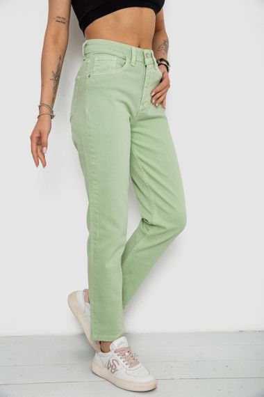 Джинсы женские Mom's, цвет мятный, 182R1139 | Зображення 2
