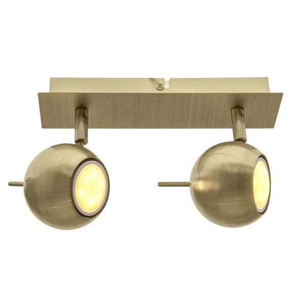 Светильник настенно-потолочный спот поворотный накладной HTL-195/2 GU10 AB | Зображення 2