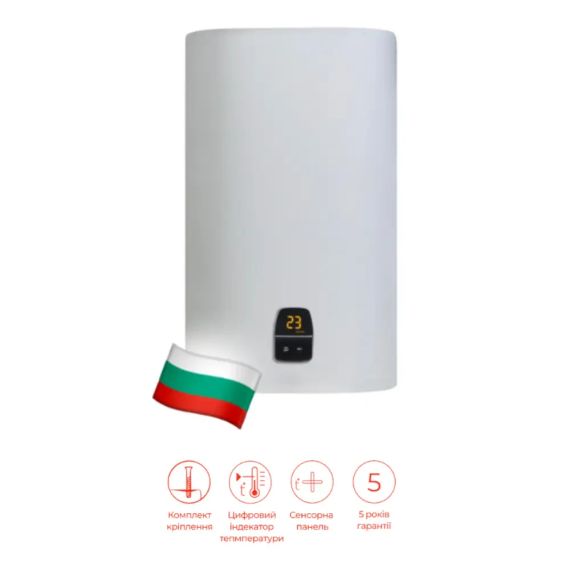 Бойлер DJOUL B41-V-80L-DRY (80 л, 2 кВт, сухий тен) | Зображення 1