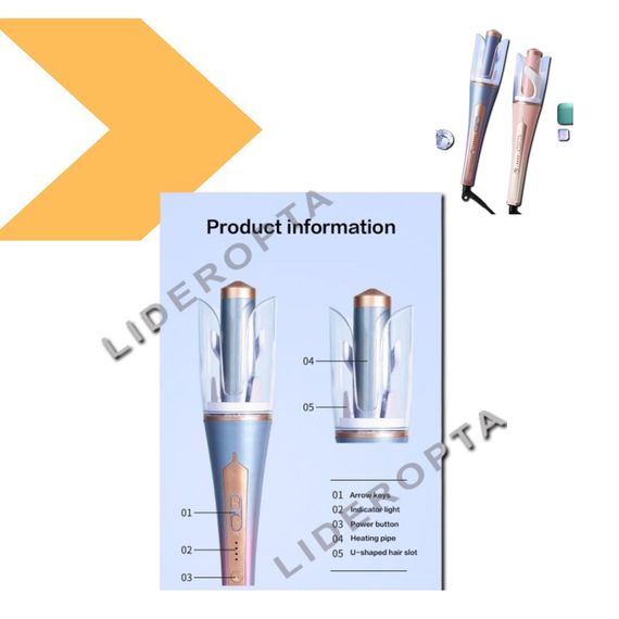 Плойка для завивки волосся з регульованою температурою XPRO MA-36 (15766_534) | Зображення 3