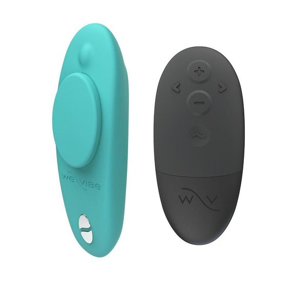 Смарт-вібратор у трусики We-Vibe Moxie+ Aqua, оновлений пульт ДК Sex Aura