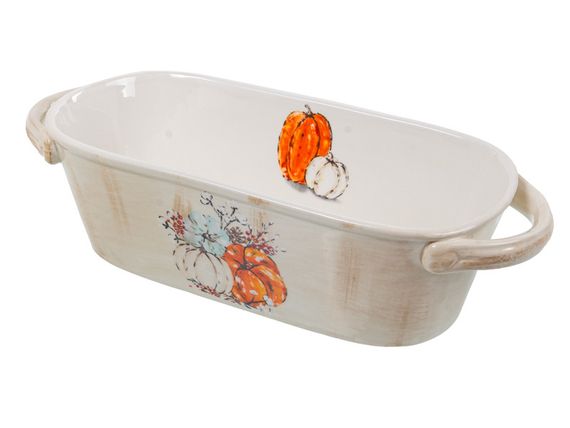 Керамическое блюдо для запекания Pumpkin Baker 32х14х8 см