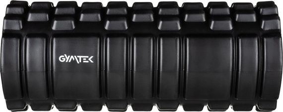 Массажный ролик Gymtek для йоги и фитнеса EVA 33*14см черный | Зображення 4