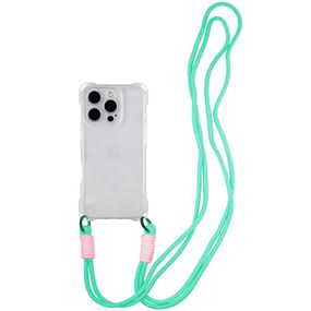 Чохол TPU CrossBody with straps для Apple iPhone 12 Pro (6.1") Transparent