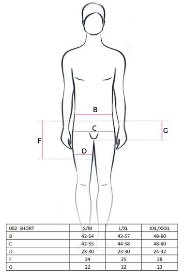 Розпродаж!!! Чоловічі шорти з блискучим гульфіком Passion 002 SHORT black XXL/XXXL | Зображення 1