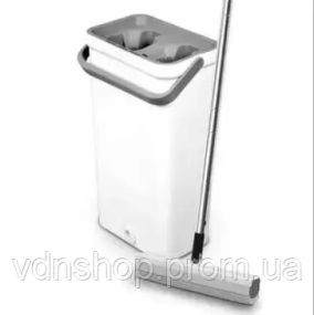 Швабра с ведром и автоматическим отжимом MOP MD-01 / Швабра лентяйка для уборки и мытья полов