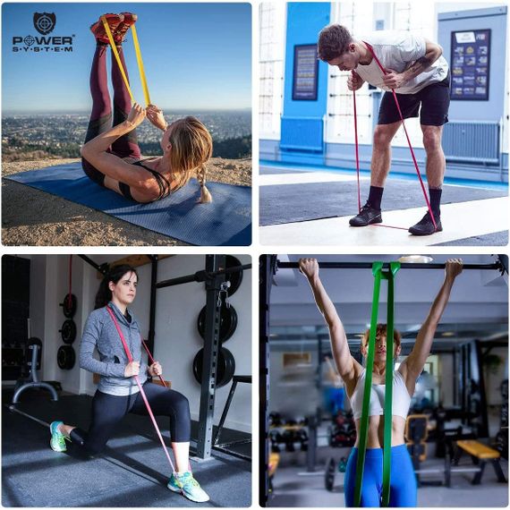 Еспандер-петля (гумка для фітнесу і кроссфіту) Power System PS-4052 CrossFit Level 2 Orange (опір 10-35 кг) | Зображення 8