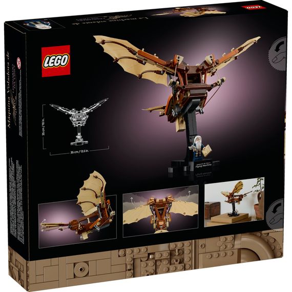Конструктор LEGO Icons Літальний апарат Леонардо да Вінчі (10363) | Зображення 6