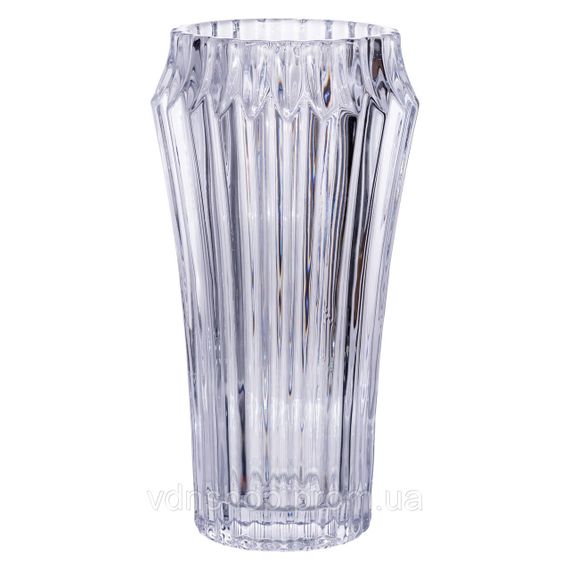 Ваза для квітів зі скла 28.5 (см) декоративна прозора ваза з товстого скла 1.8 (л) HP-19-141-1 | Зображення 2