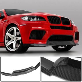 Накладка на передній бампер Карбон V2 (для X6M) для BMW X6 E-71 2008-2014 рр