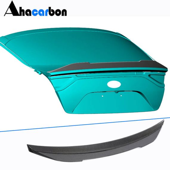 Спойлер V1 (Карбон) для Kia Stinger 2017-2023 гг | Зображення 1