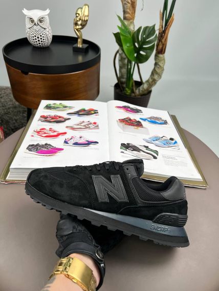 Мужские кроссовки New 574 All Black, Вьетнам A4200 42 27.5 | Зображення 4
