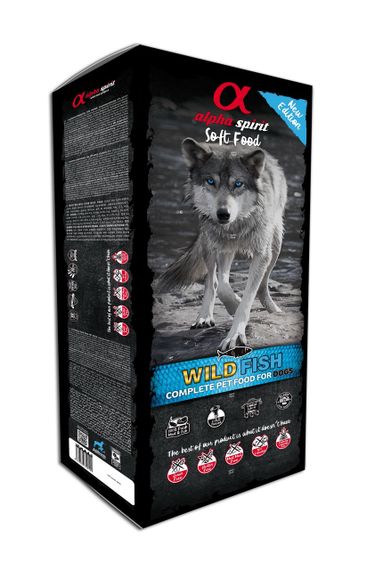 Корм Alpha Spirit Only Fish напіввологий з рибою для дорослих собак усіх порід 9 кг