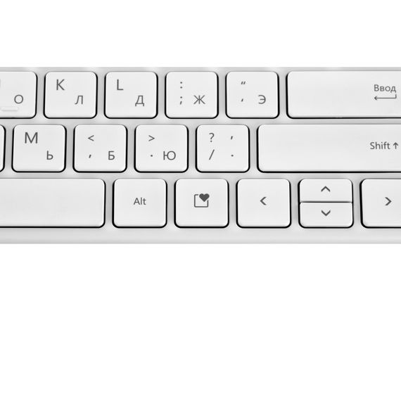 Клавіатура Microsoft Designer Compact Bluetooth Glacier White (21Y-00041) | Зображення 5