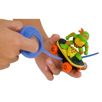 Игровой набор Funrise TMNT Черепашки-ниндзя классические Скейтбордист с лаунчером Микеланджело (71041) | Зображення 4