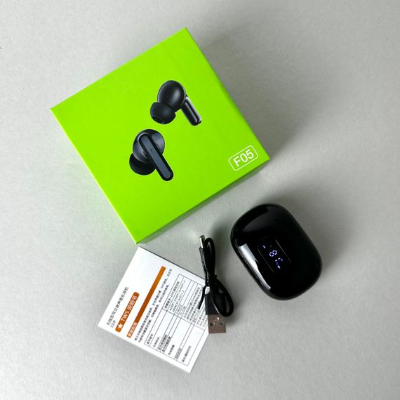 Бездротові навушники F05 series, EarBuds (Чорний) | Зображення 1