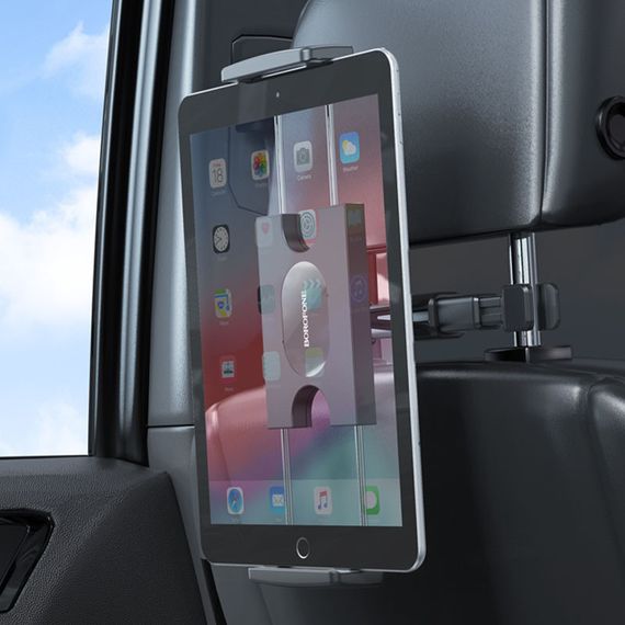 Автотримач для планшета Borofone BH101 Airy (headrest) Black | Зображення 6