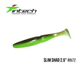".Приманка Intech Slim Shad 2,5"(12 шт) (IN72)