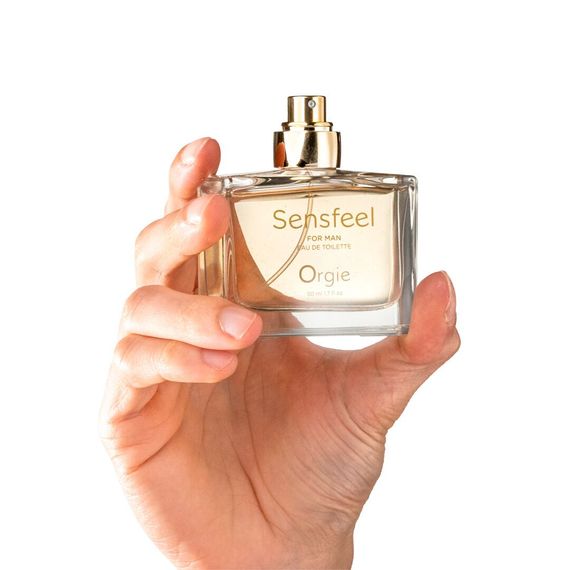 Чоловічі парфуми з феромонами Orgie – Sensfeel for Man (50 мл), цитрусово-деревний аромат | Зображення 1