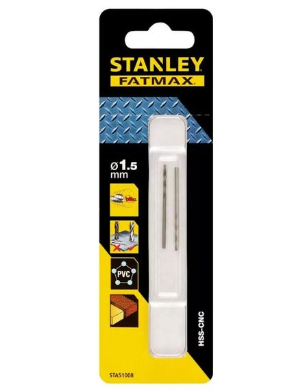 Свердло по металу Stanley Fatmax 1.5 мм (STA51008)