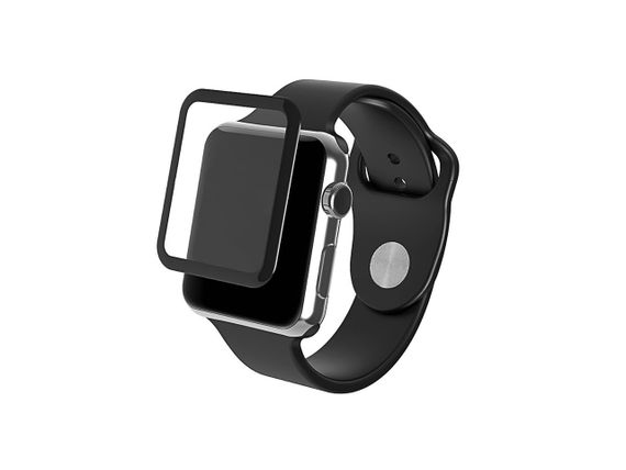 Захисне скло Full Cover для Apple Watch 42 мм Black | Зображення 1