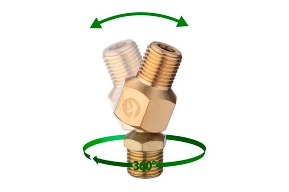 Шарнир поворотный Intertool-Storm - наружная резьба 1/4" × 1/4" (PT-2208) | Зображення 3
