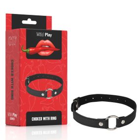 Нашийник - Erospace Wild Play Choker With Ring C17 sexstyle
