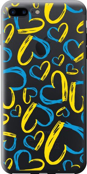 Чехол на iPhone 7 Plus Сердца UA "5292u-337-17620"