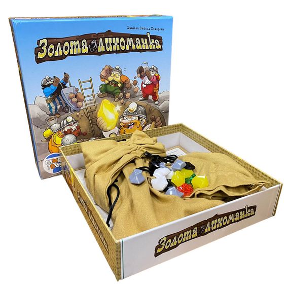Настільна гра "Золота лихоманка" ZL001UA (ЗЛ001UA) 95 пластикових каменів | Зображення 5