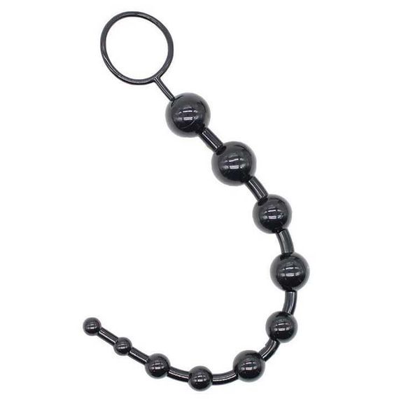 Анальне намисто 31 см чорний