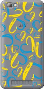 Чехол на ZTE A610 Сердца UA "5292u-433-17620"