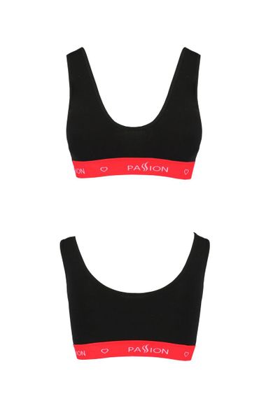 Спортивный топ на широких бретелях Passion PS003 TOP M, black sexstyle | Зображення 5
