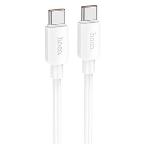 Дата кабель Hoco X96 Hyper Type-C to Type-C 100W (1m) White