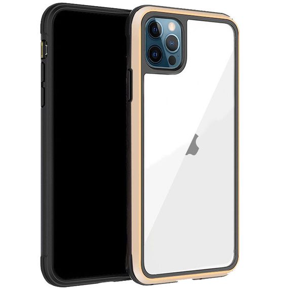 Чохол PC + TPU + Metal K-DOO Ares для Apple iPhone 13 Pro (6.1") TPU+PC, Золотий