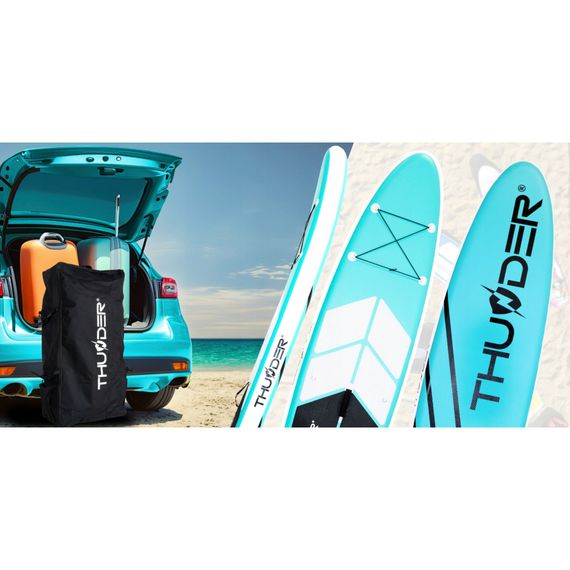 Надувна дошка SUP THUNDER Coast 320 см з веслом Mint | Зображення 3
