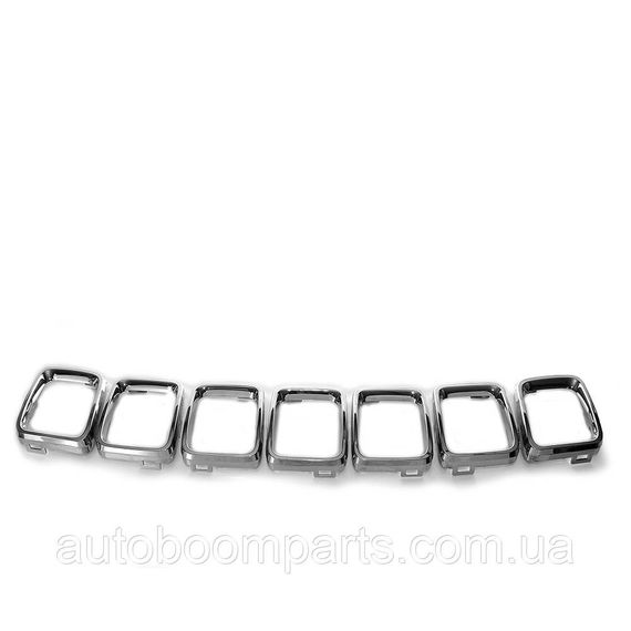 68405259AA Кільця решітки хром комплект (7шт) Jeep Compass 17-20