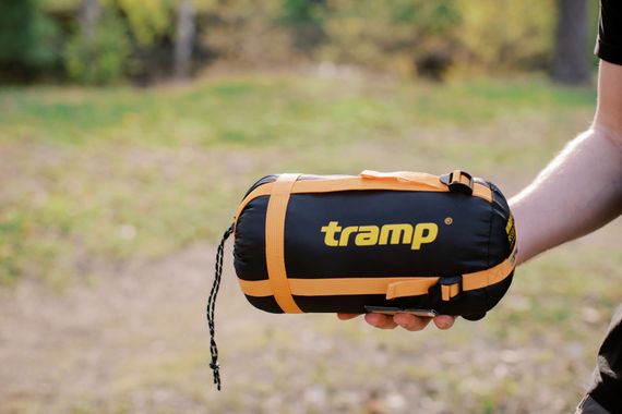 Спальний мішок  Tramp Airy Light ковдра з капюш  правий yellow/grey 190/80 UTRS-056-R | Зображення 1